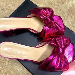 Chunky Metallic Heel